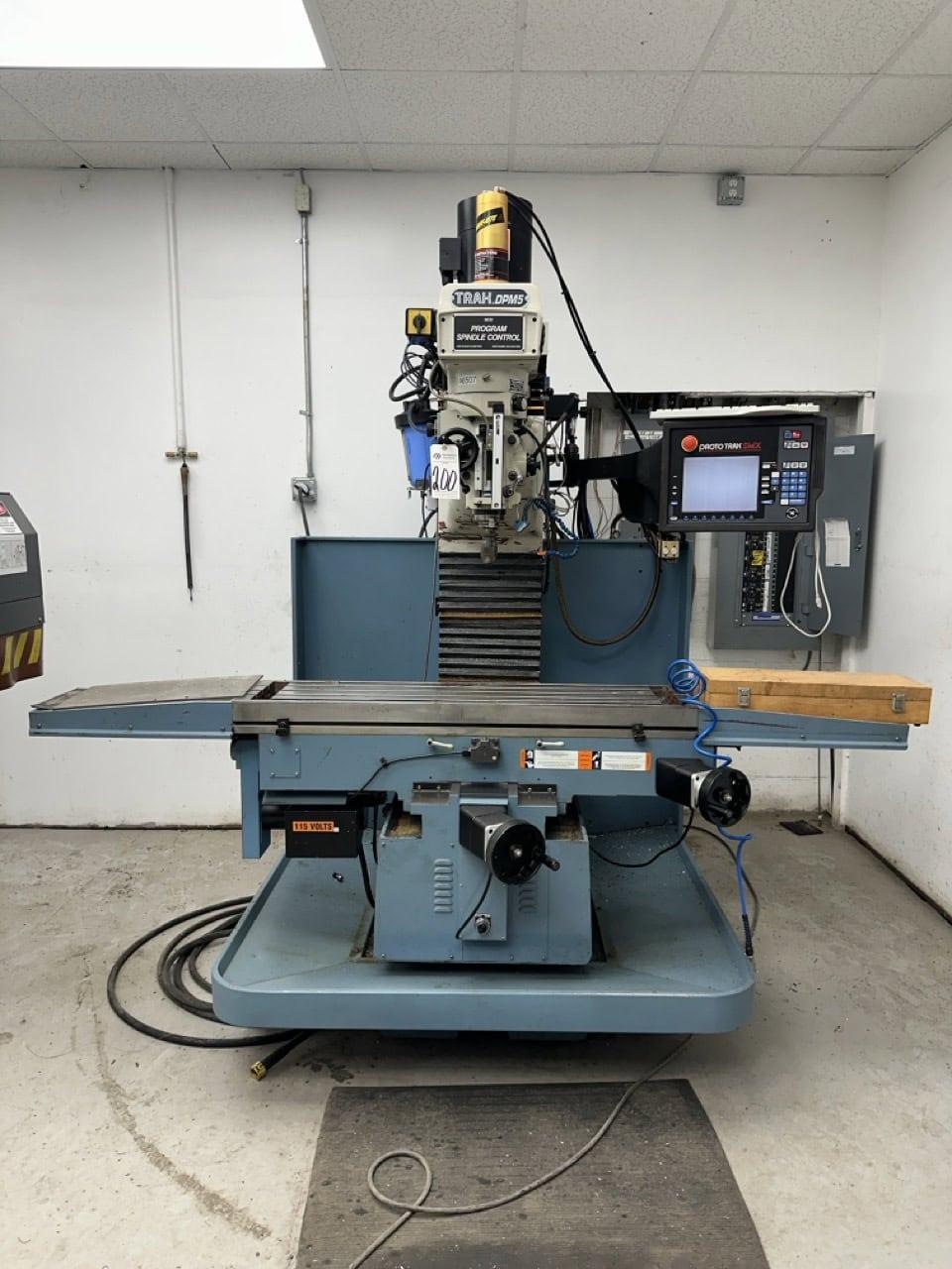 Southwest Industries TRAK DPMSX5P CNC Bed Mill, 2009 – ProtoTRAK SMX Control – 5 HP Spindle,