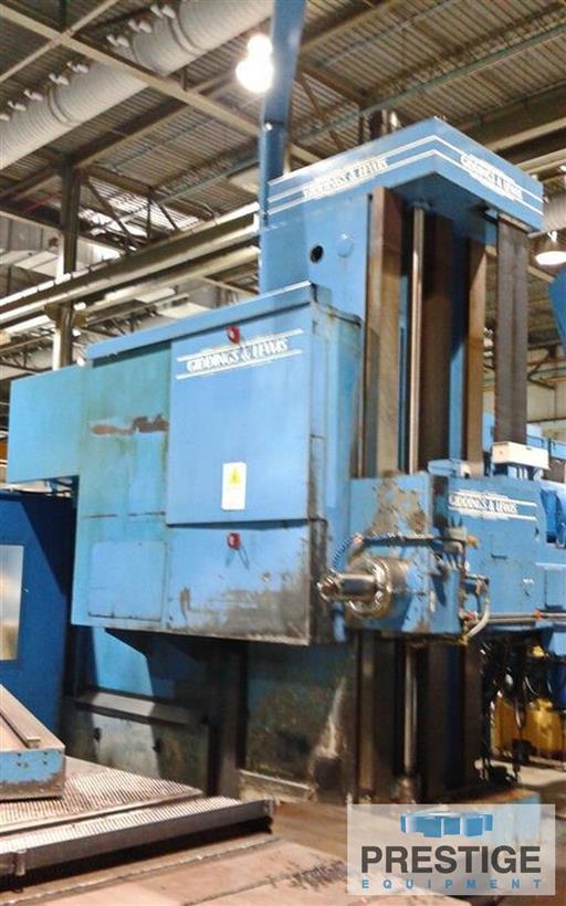 Giddings & Lewis MC70 7" CNC Table Type Horizontal Boring Mill