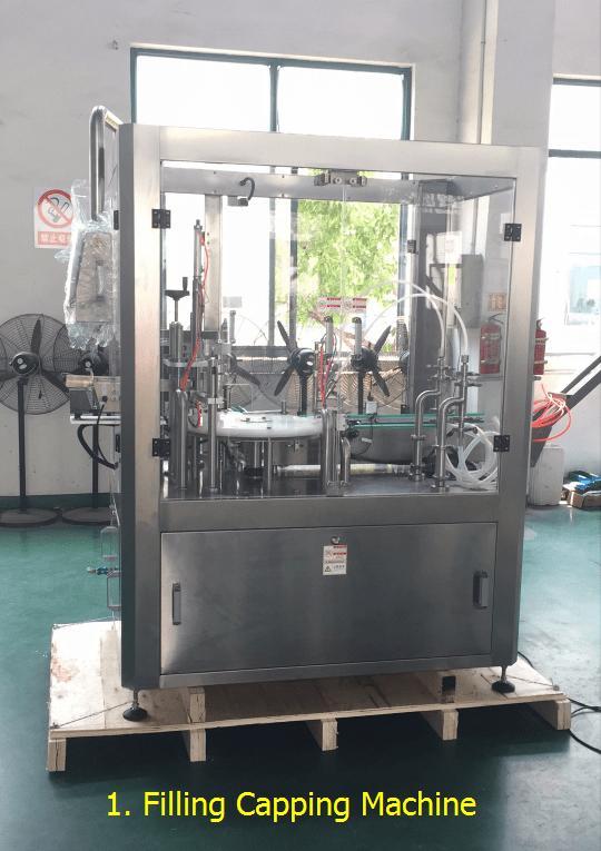 Automatic Coconut Oil Liquid Tincture Bottling Line 15-30mL, PX-BFC80/PX-BL120/ PX-BFC100, 2018