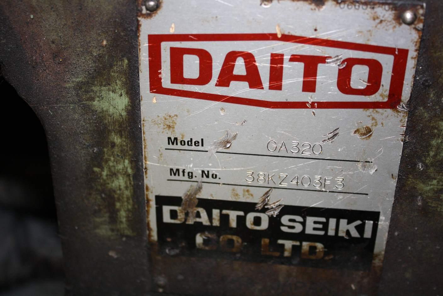 12-1/2' X 12-1/2' DAITO HORIZONTAL BAND SAW: STOCK #66093