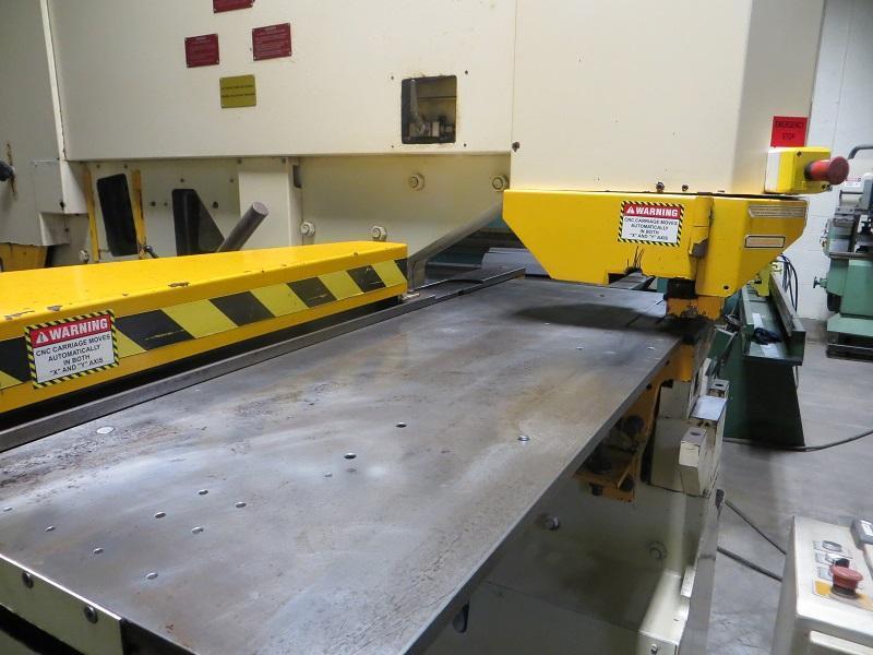 120 Ton Geka Hydraulic Ironworker Model Hydracrop 110SD with Semi PAXY (CNC Punching)
