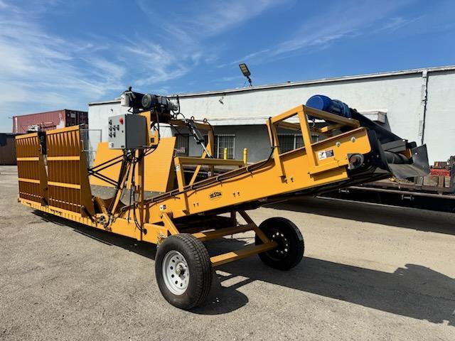 Logan RVP1410 Drive-Over Hopper Bottom Unloader Conveyor, 2024 – Portable Grain Truck Unloading System