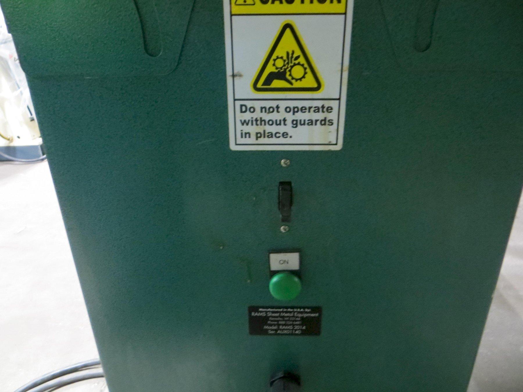 RAMS - 2014 Auxiliary Rollforming Machine - 20 Ga Pittsburgh and 6 in 1 Rolls