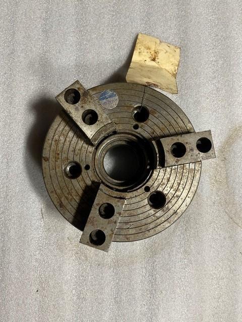 6" Nikko 3-Jaw Rear Actuating Hydraulic Chuck