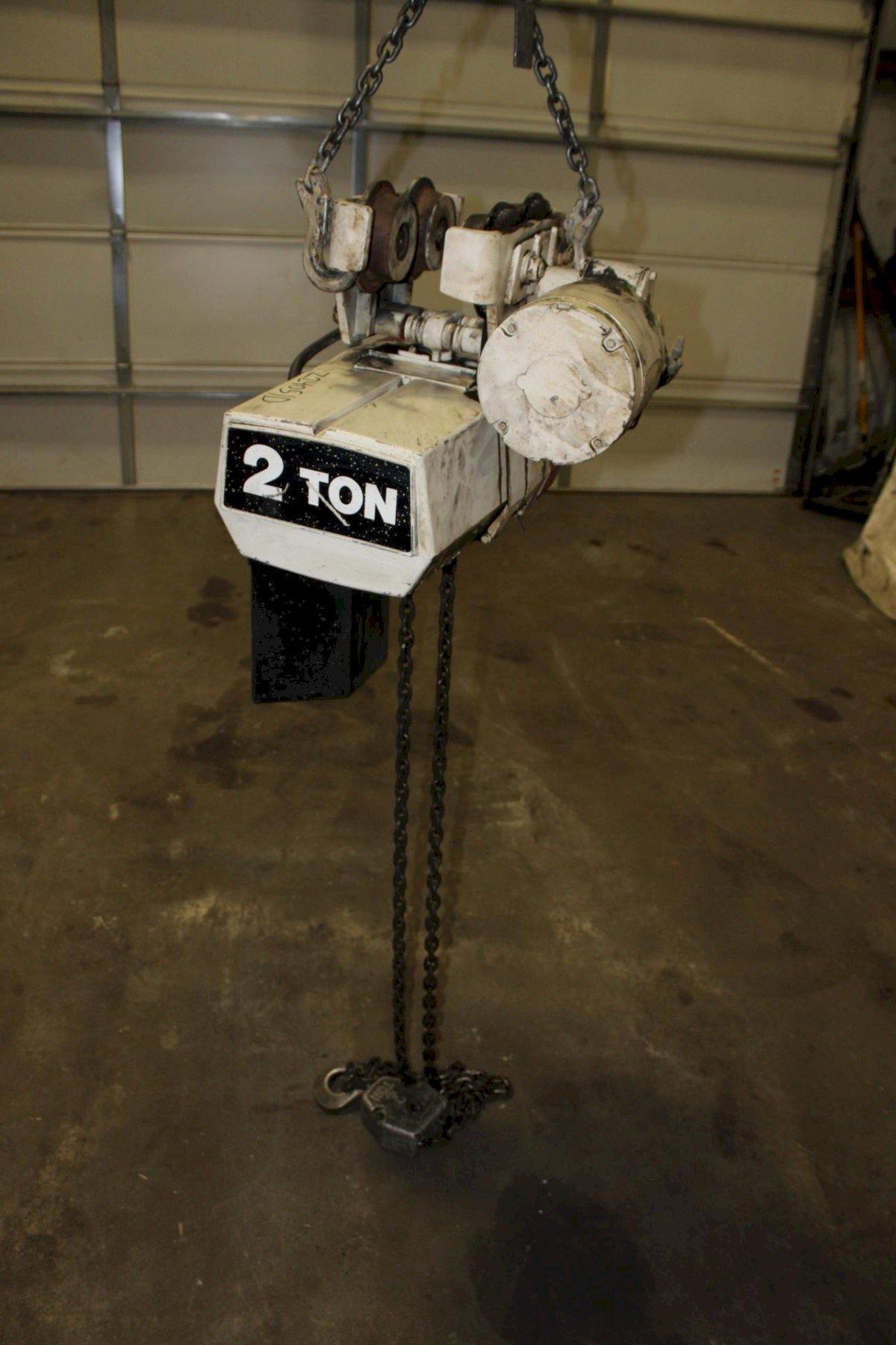 2 T0N COFFING ELECTRIC HOIST