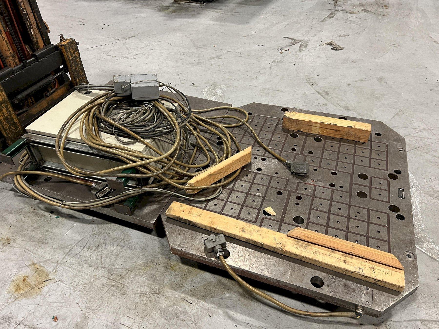 Tecnomagnete Electromagnetic Chucks w/ QP-204 Controller 42.5" x 47.5" | 46.5" x 55.5" QPR16633