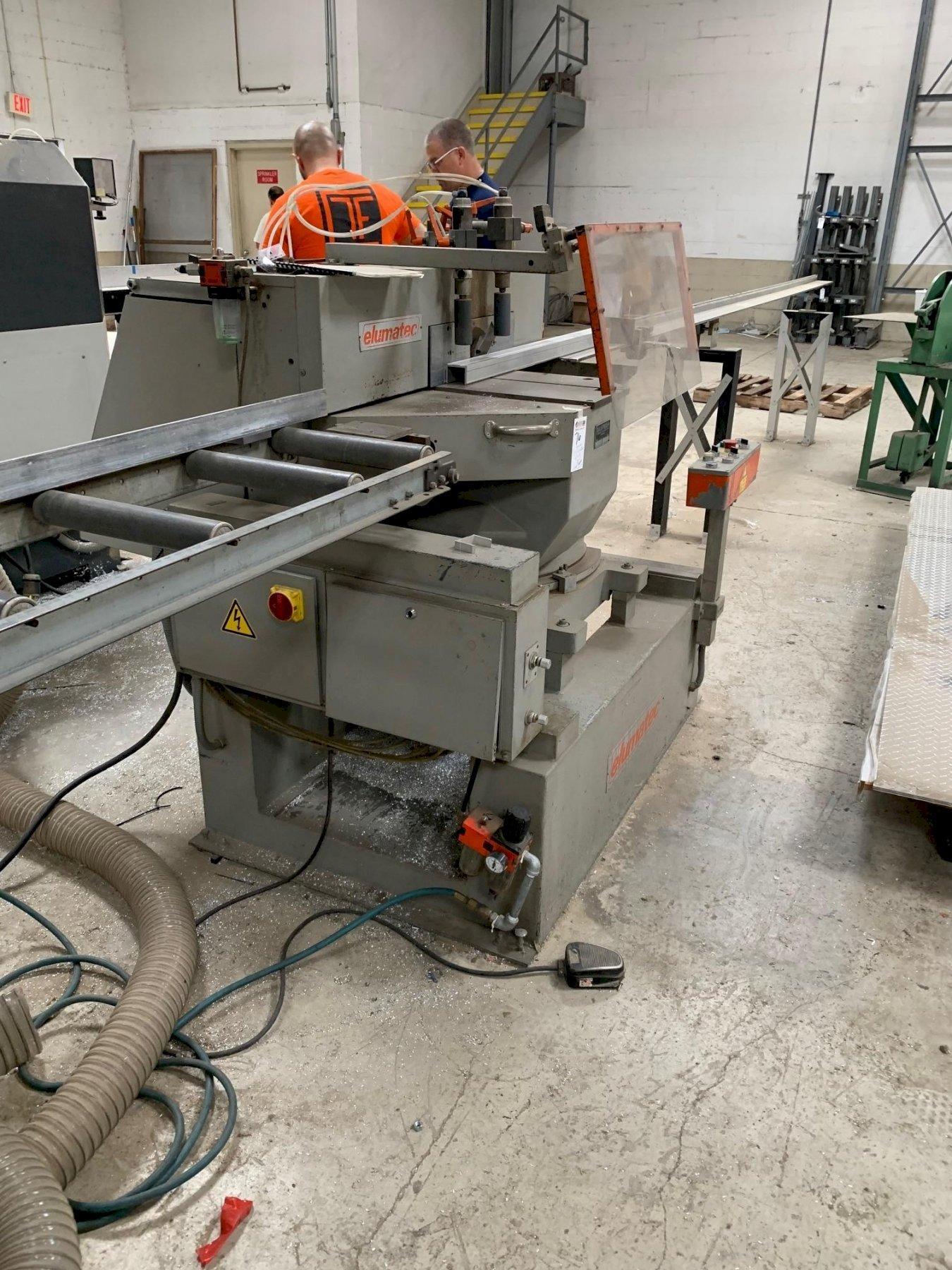 420 mm Blade Dia., Elumatec Upcut Non-Ferrous Semi-Automatic Circular Saw, Model MGS-105