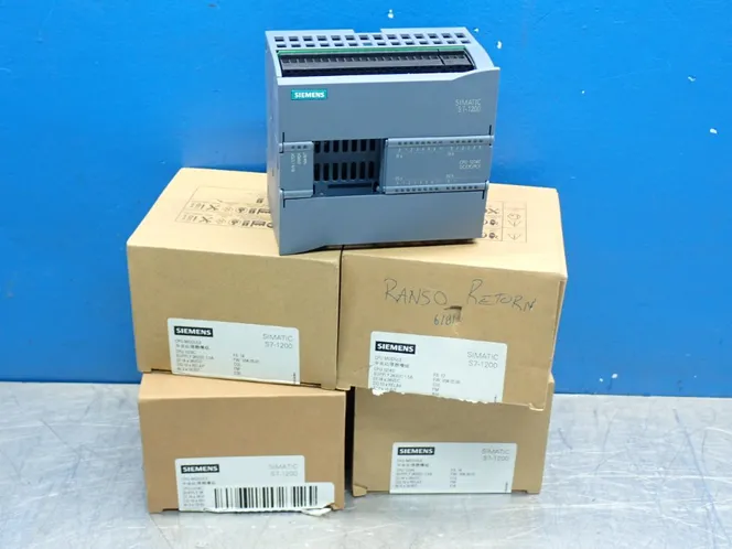 SIEMENS SIMATIC S7-1200 COMPACT CPU, 4PCS  -  6ES7214-1HG40-0XB0