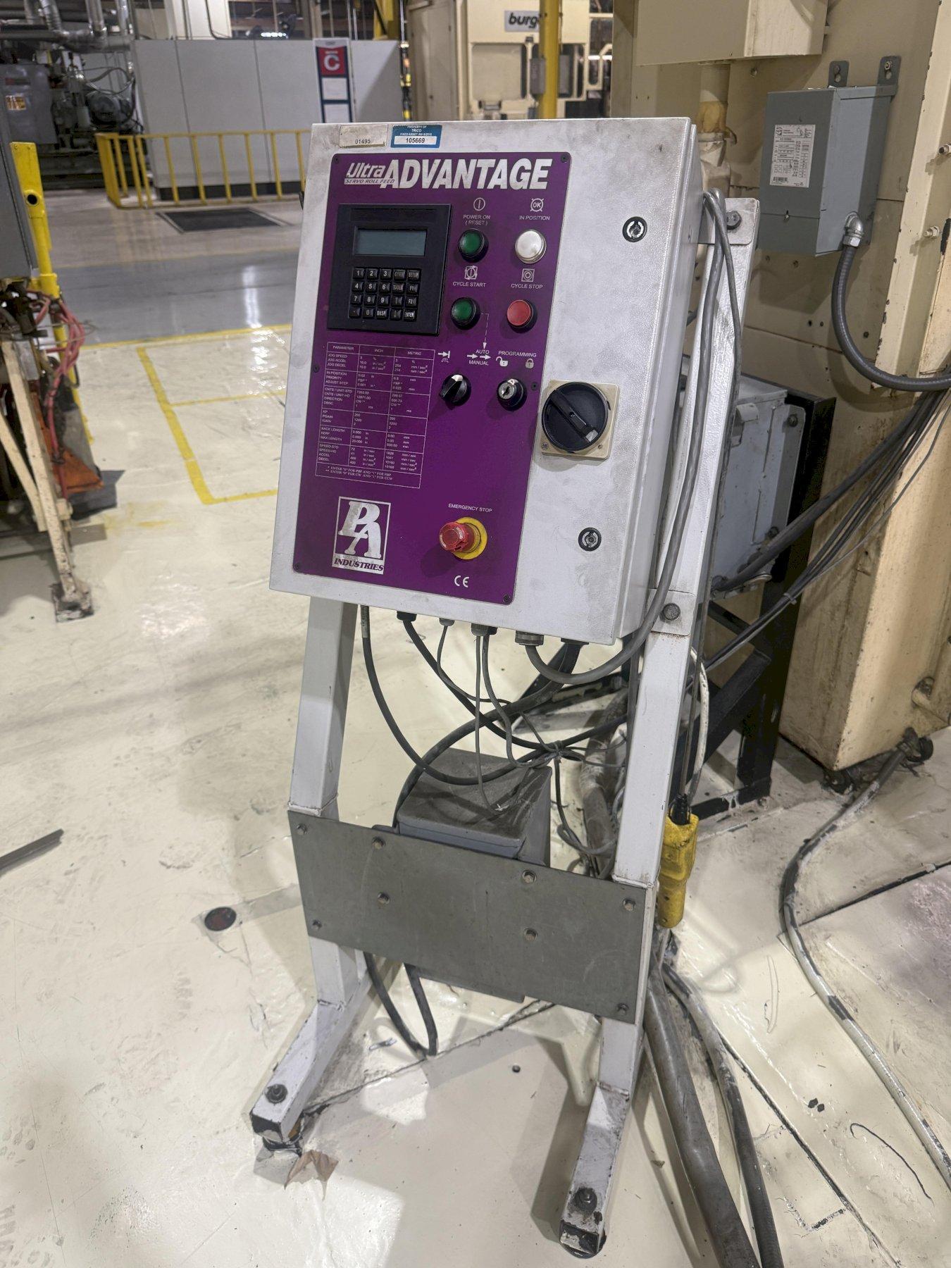 5" WIDE X .138" PA INDUSTRIES ADVANTAGE SRF-5 SERVO FEEDER & CONTROLLER: YOBRO #26051