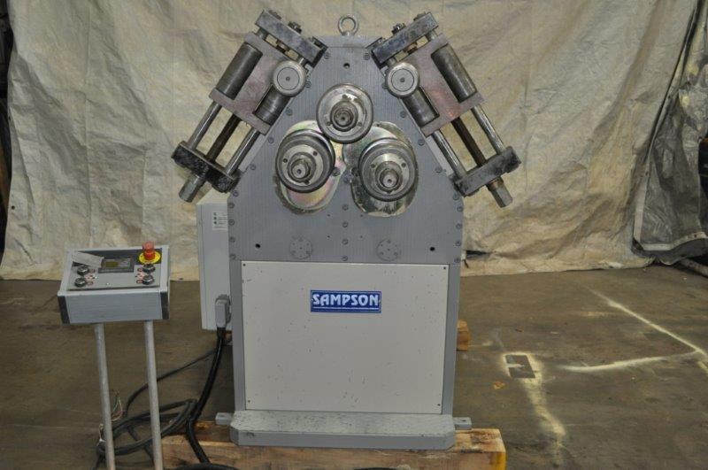 2.5" SAMPSON MODEL HPK-65 VERTICAL ANGLE BENDING ROLLS