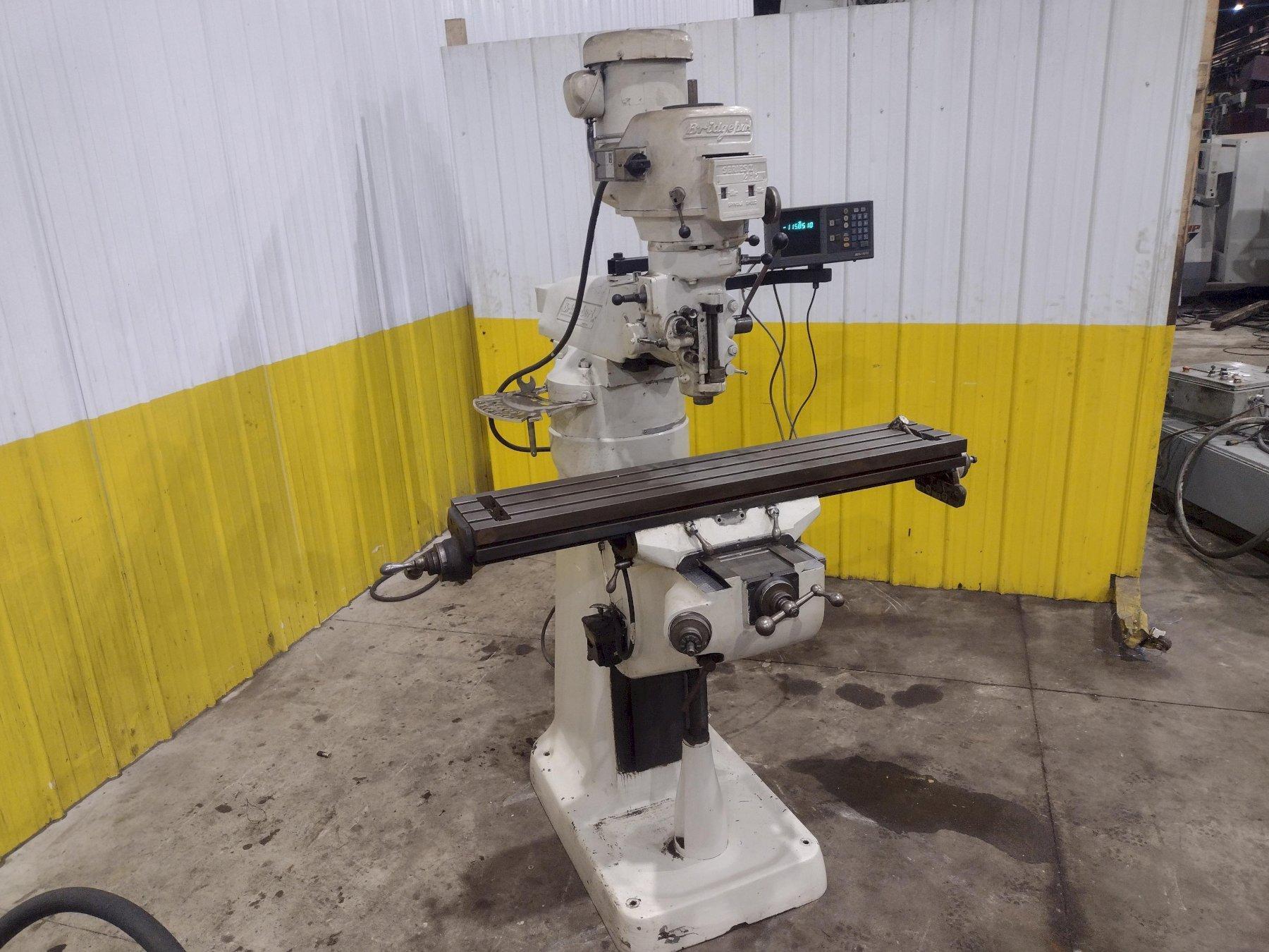 2 HP BRIDGEPORT SERIES I VERTICAL RAM TYPE MILL: YOBRO #24807