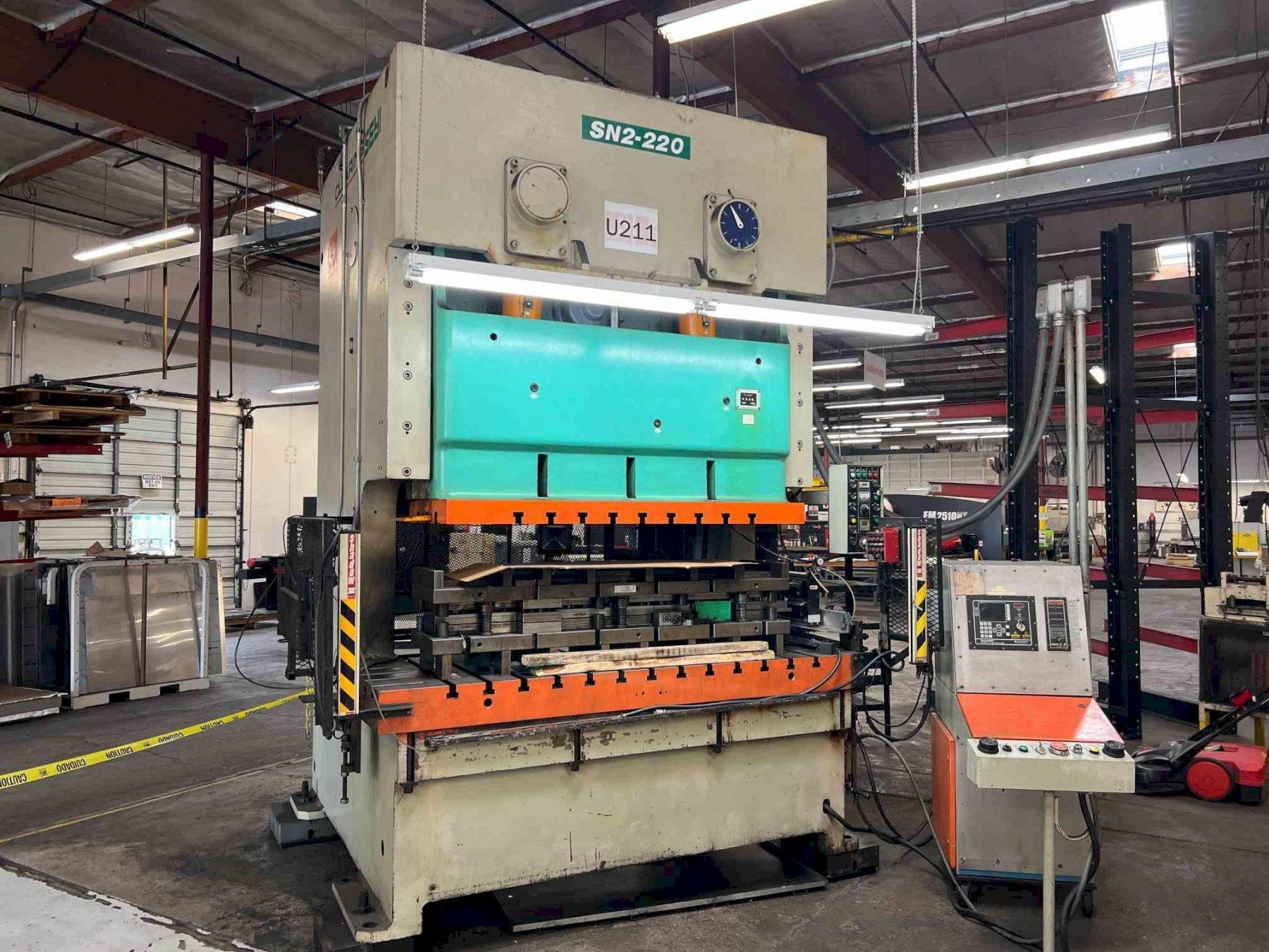 220 Ton Seyi SN2-220 Punch Press, 1998