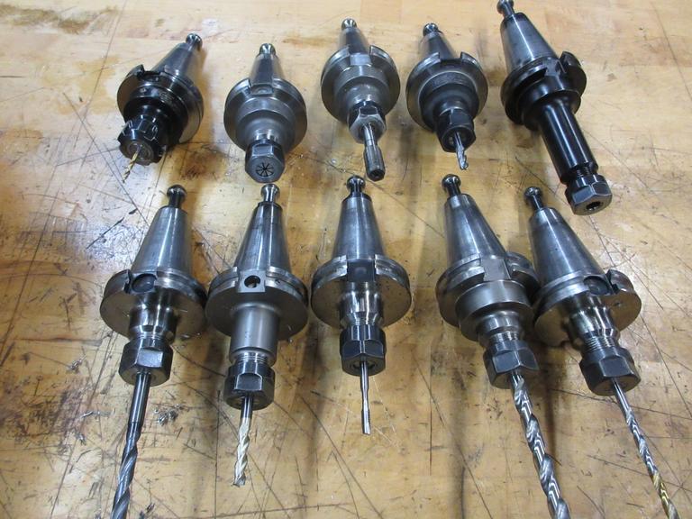 CAT40 ER16 Collet Type Tool Holders, Various Brands- Auction Item