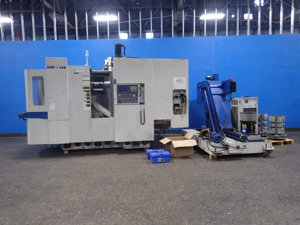 DAEWOOD CNC HORIZONTAL MACHINING CENTER  -  DHP-400