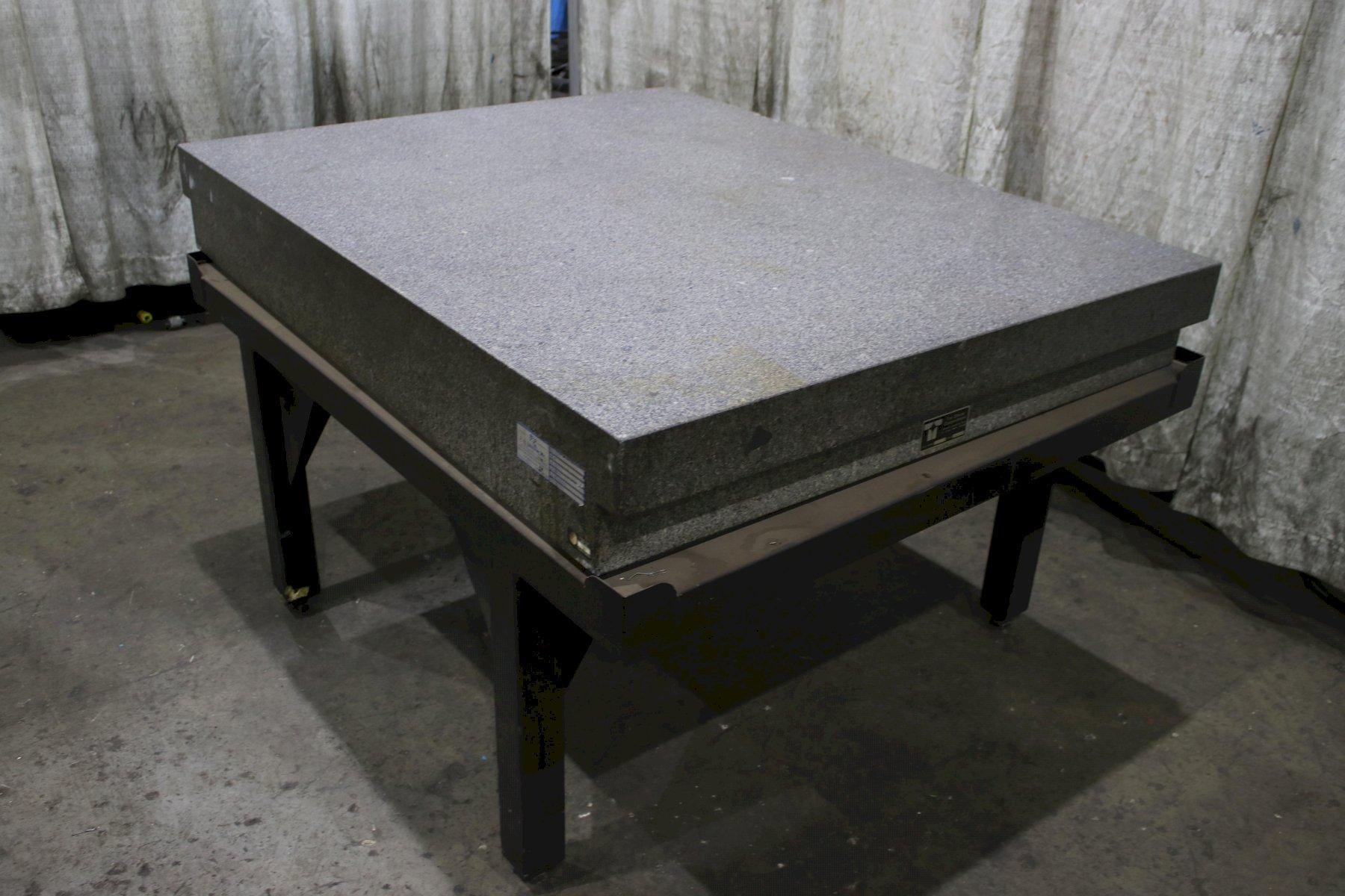 60" X 48" X 10" TRU STONE GRANITE TABLE ON STAND: STOCK #76219