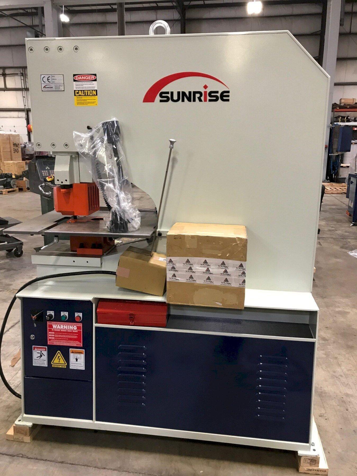 1 - NEW SUNRISE HYDRAULIC PUNCHING MACHINE, MODEL #: PM-88LT
