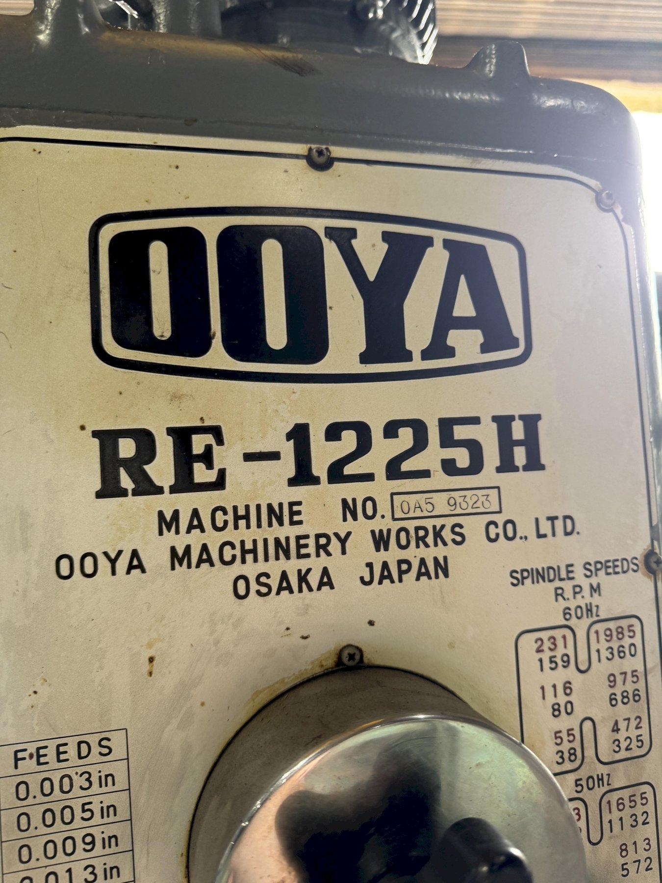 OOYA MODEL #RE-1225H RADIAL DRILL: YOBRO #25981
