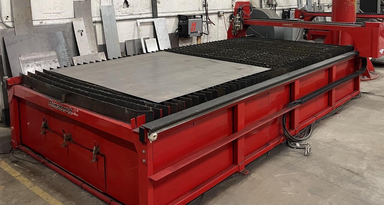 5′ x 10′ DynaTorch XLS Plasma Cutting Table, 2015 – 65 Amp Hypertherm Powermax 65