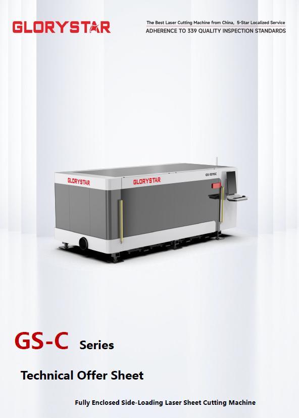 1 - NEW GLORYSTAR GS-3015C 6KW SHEET LASER CUTTER