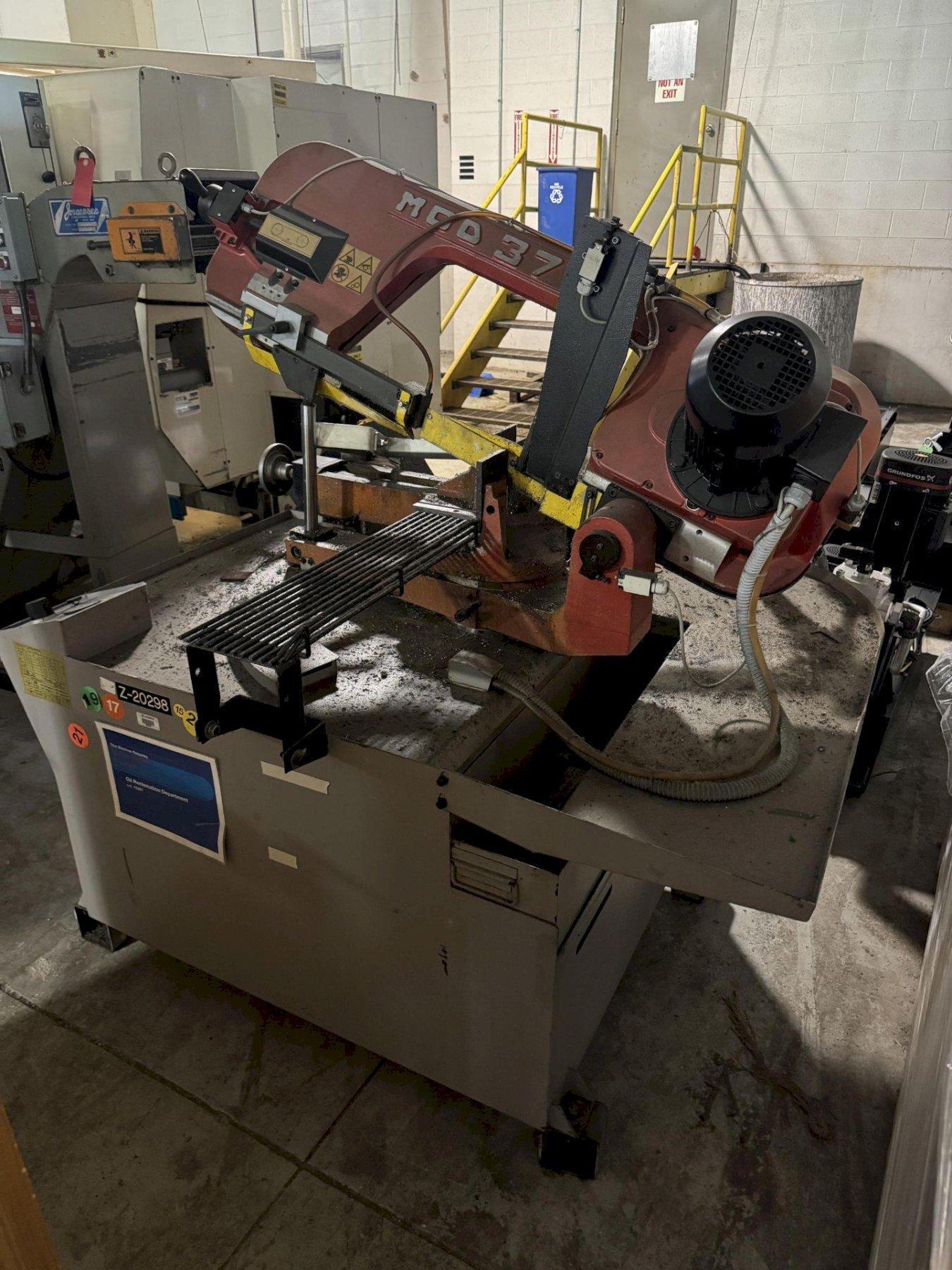 BTM M-370SA HORIZONTAL BANDSAW. STOCK # 0776825.