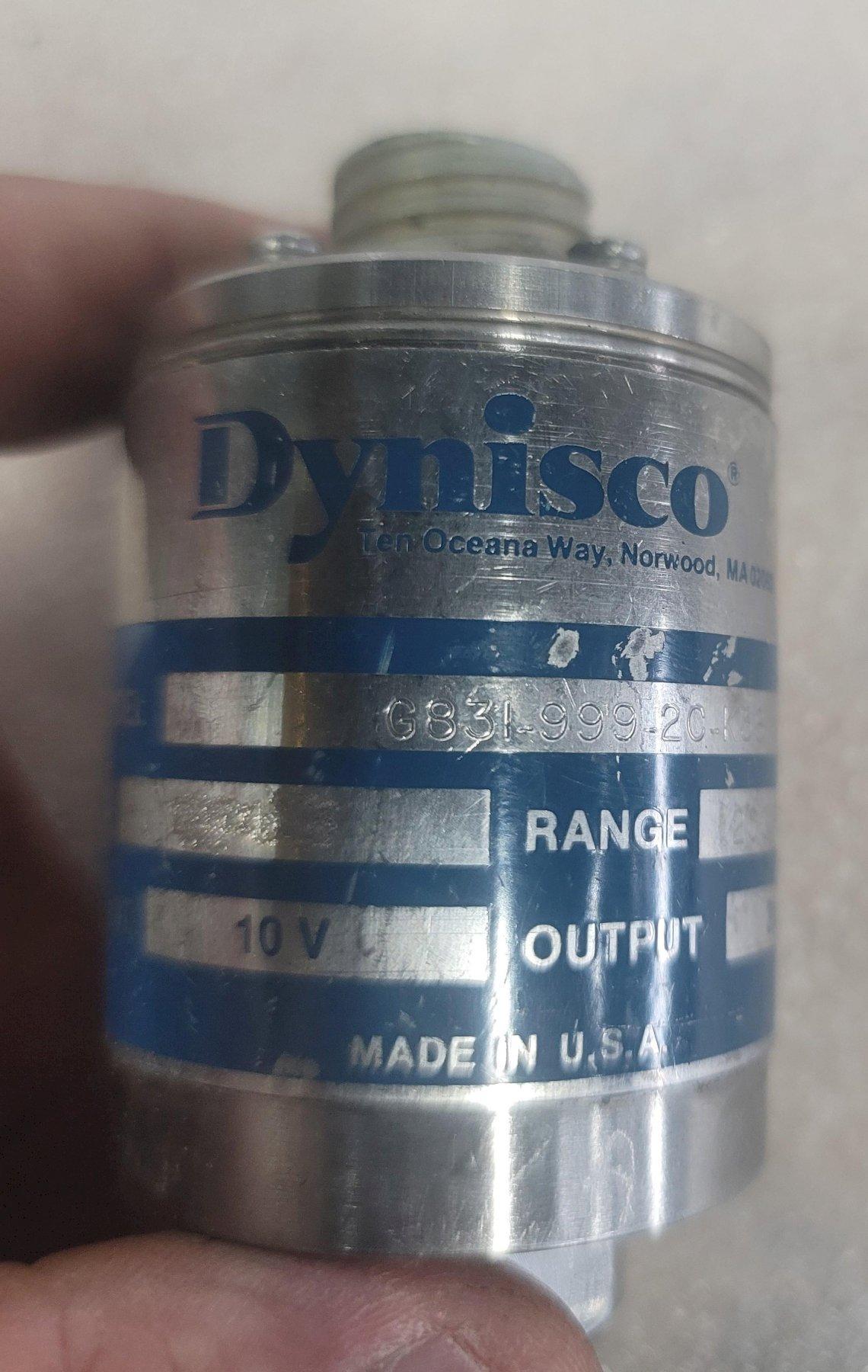 DYNISCO PRESSURE TRANSDUCER, MODEL G831-999-2C-K38