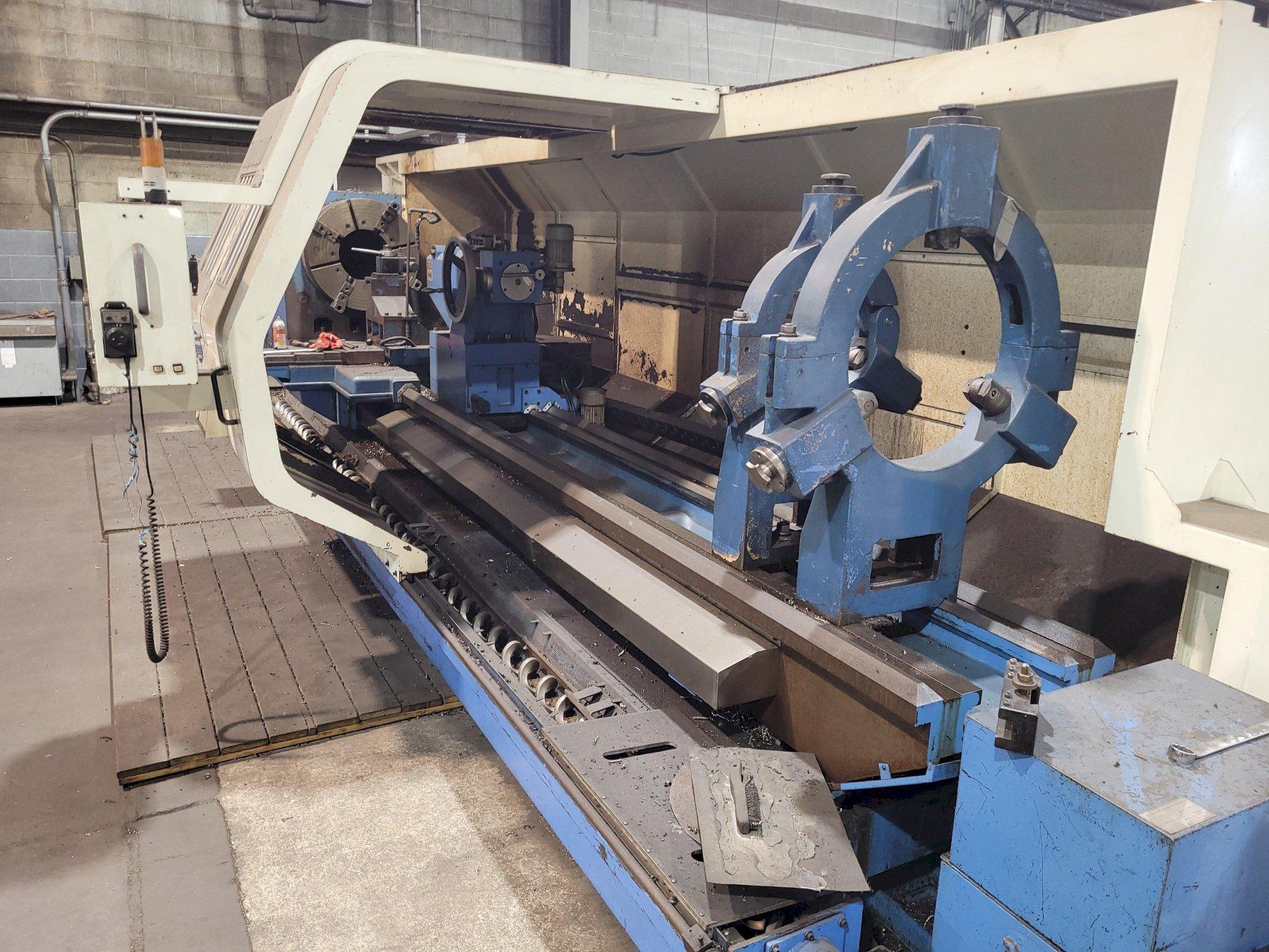 50" x 200" Kingston LD50-200 CNC Hollow Spindle CNC Lathe