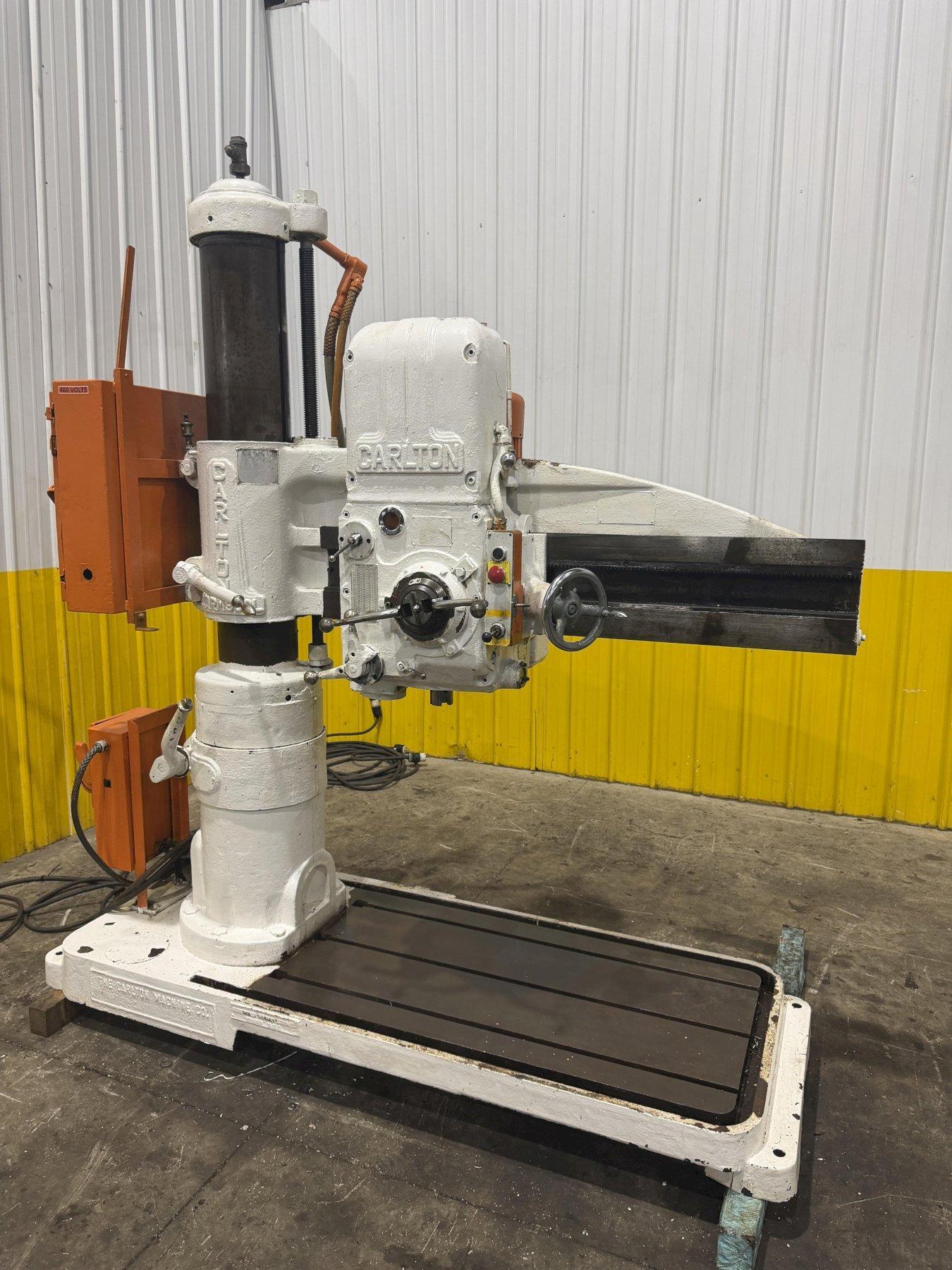 4' x 9" CARLTON MODEL #1A RADIAL ARM DRILL: YOBRO #26163