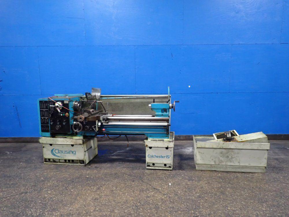 CLAUSING 15" X 48" COLCHESTER 15' LATHE  -  CLAUSING 15