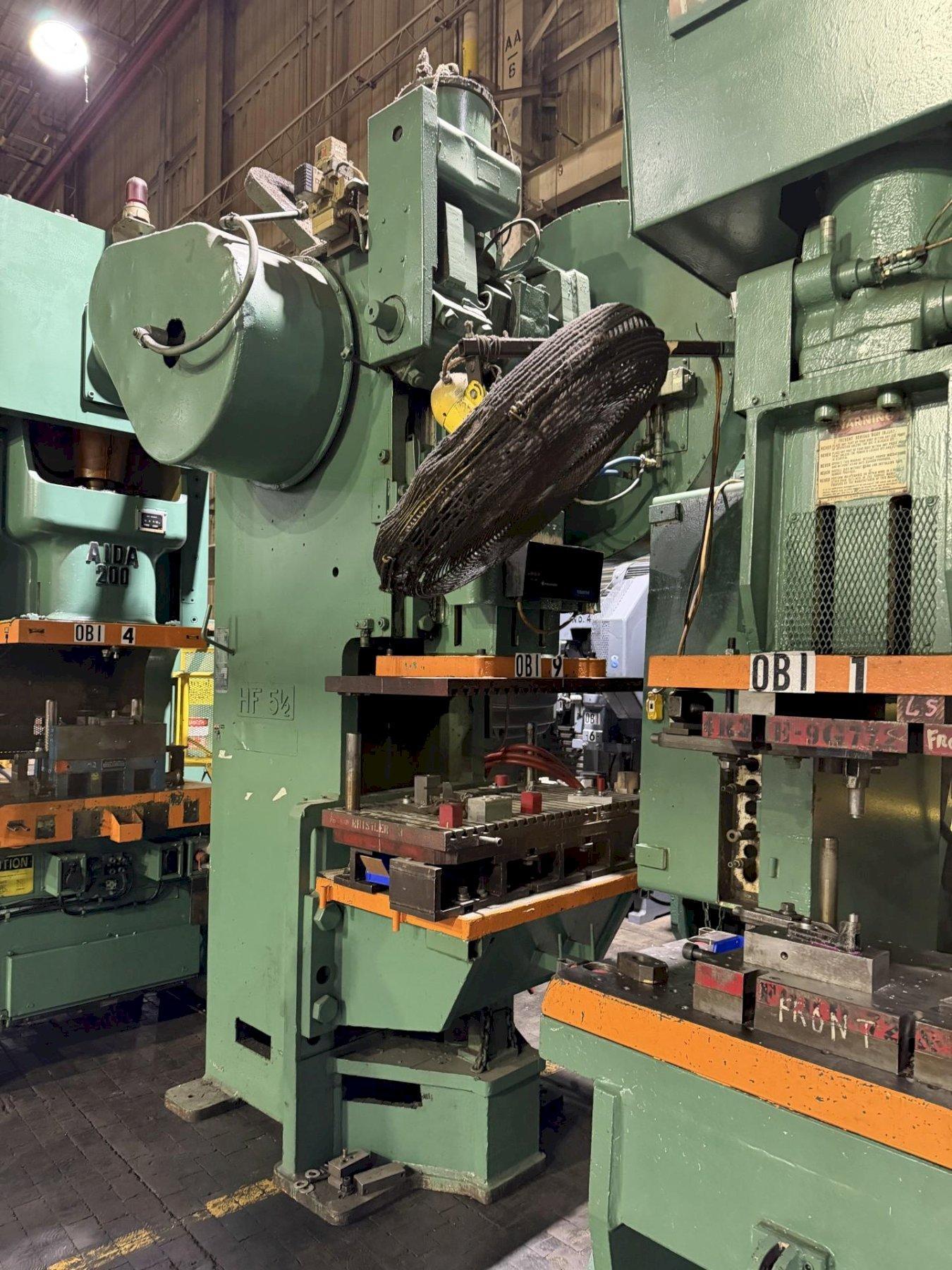 110 TON NIAGARA HF-51/2 HORN PRESS. STOCK # 0327726