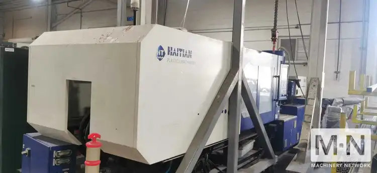 360 TON 31.4 OZ HAITIAN MODEL MA3200II/1700 INJECTION MOLDING MACHINE MFG 2018