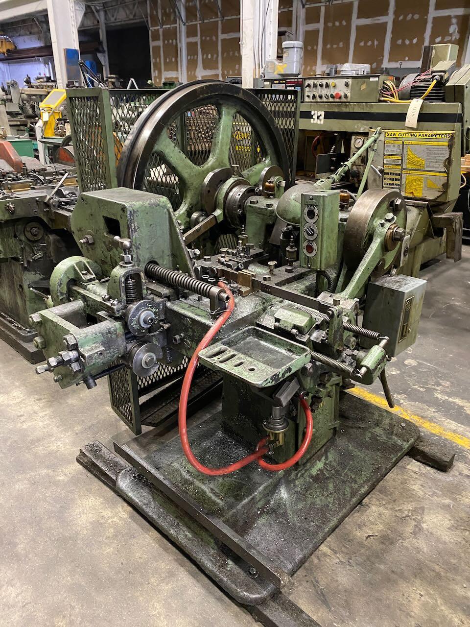 3/16" Waterbury Farrel Model #1 Two Die Four Blow Cold Header