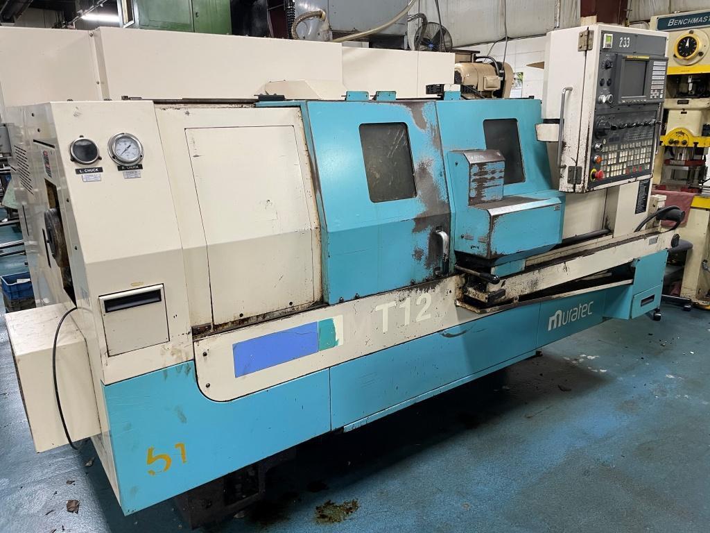 MURATEC MT12 DUAL SPINDLE TURNING MACHINE