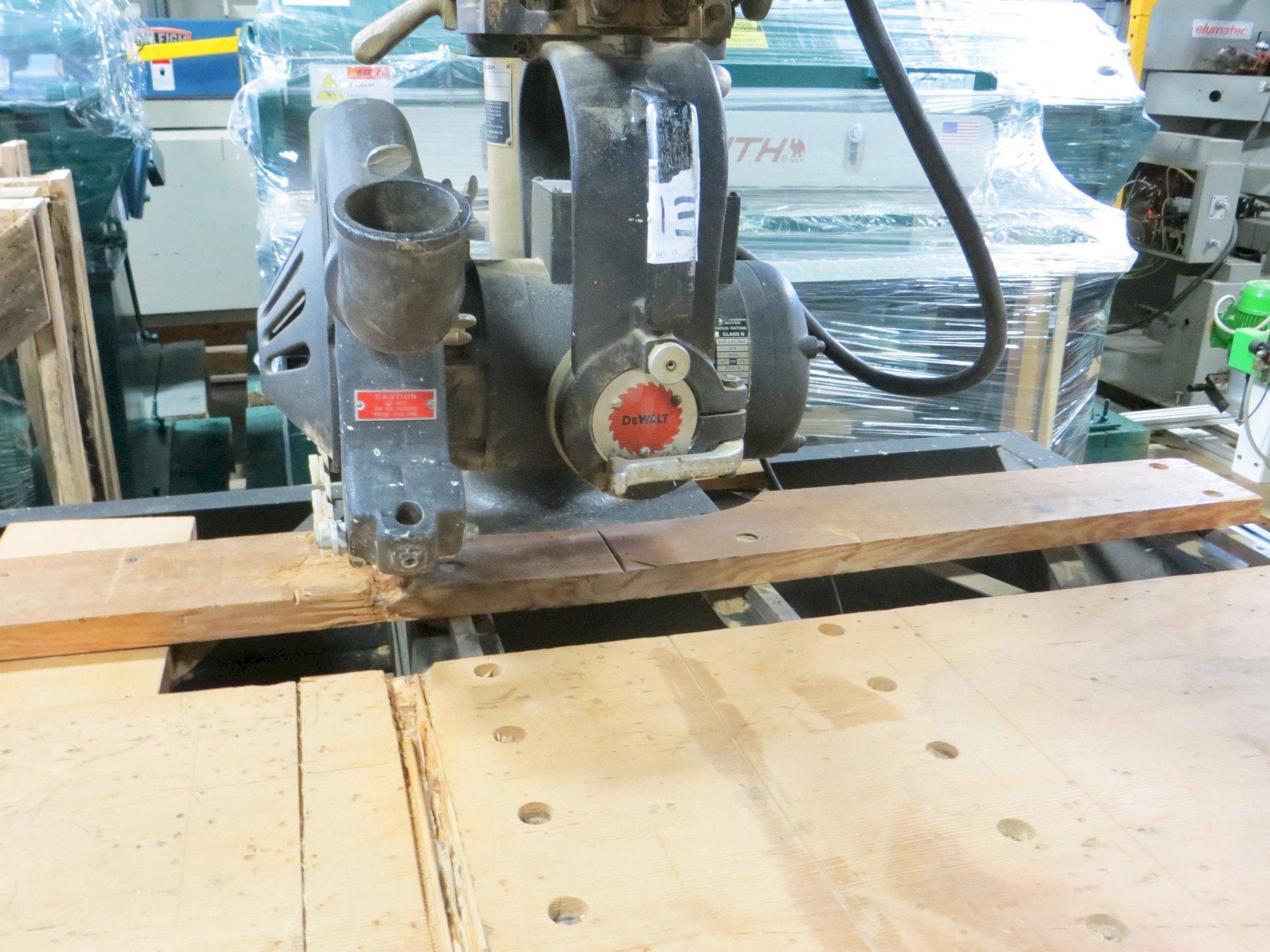 DEWALT HEAVY DUTY 14” RADIAL ARM SAW   MODEL: GAMN TYPE B