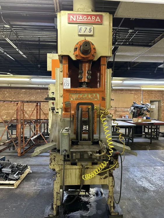 NIAGARA 75 TON OBI PRESS, S/N 44061, STOCK# 14214J