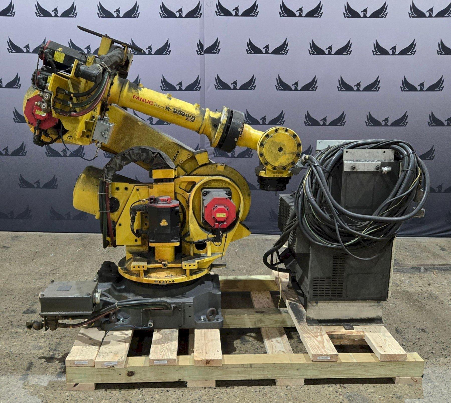 FANUC R-2000IB/210F + R30IB ROBOT ARM AND CONTROL CABINET USED
