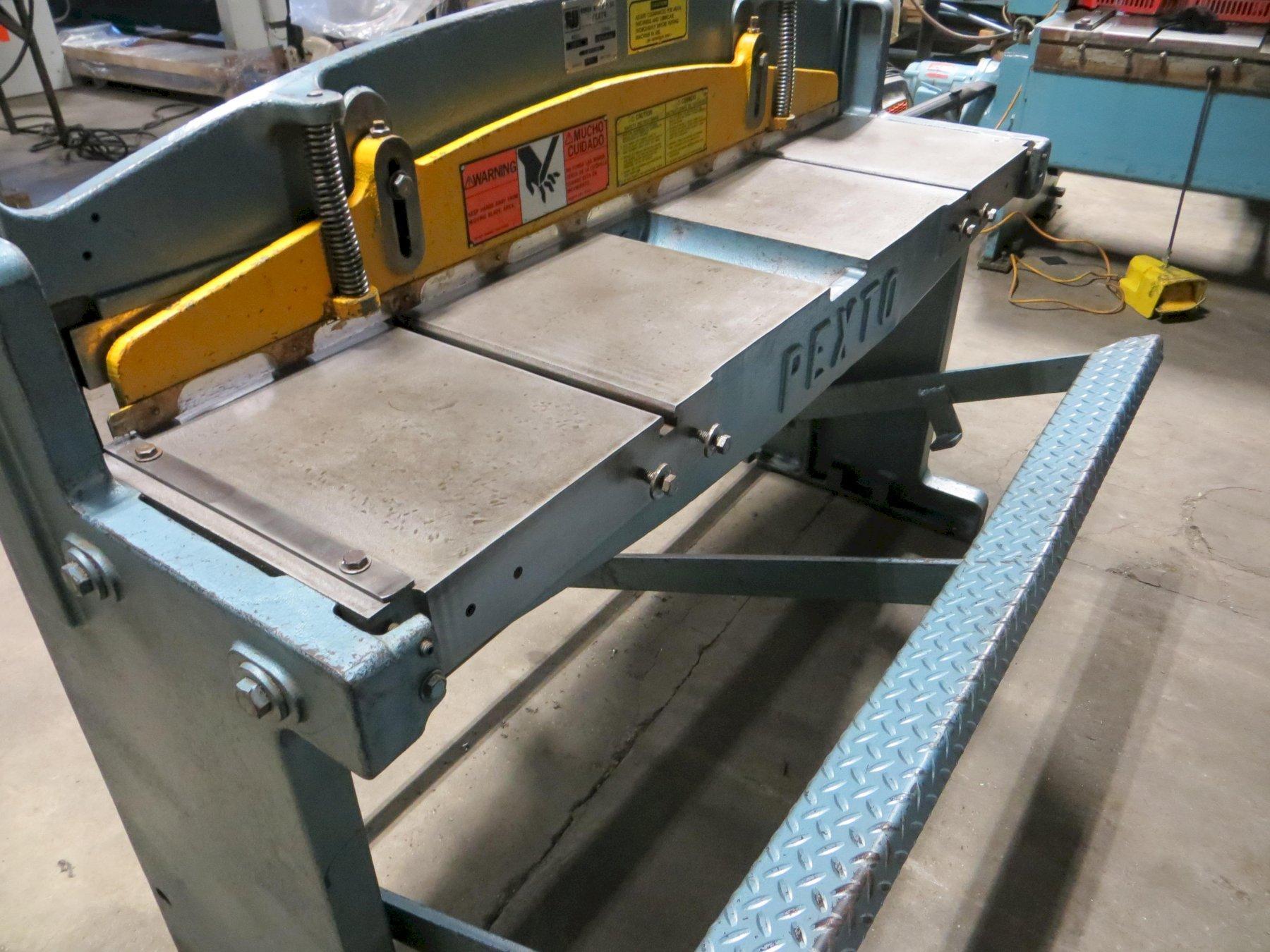 16 Ga x 52 in Pexto Foot Shear Model 152
