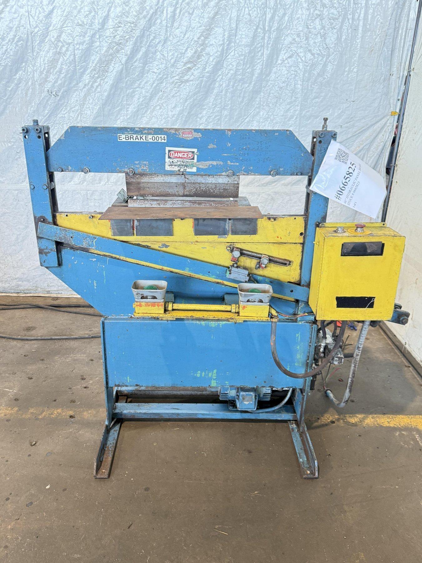 48” HYDRAULIC PANEL BRAKE. STOCK # 0665825