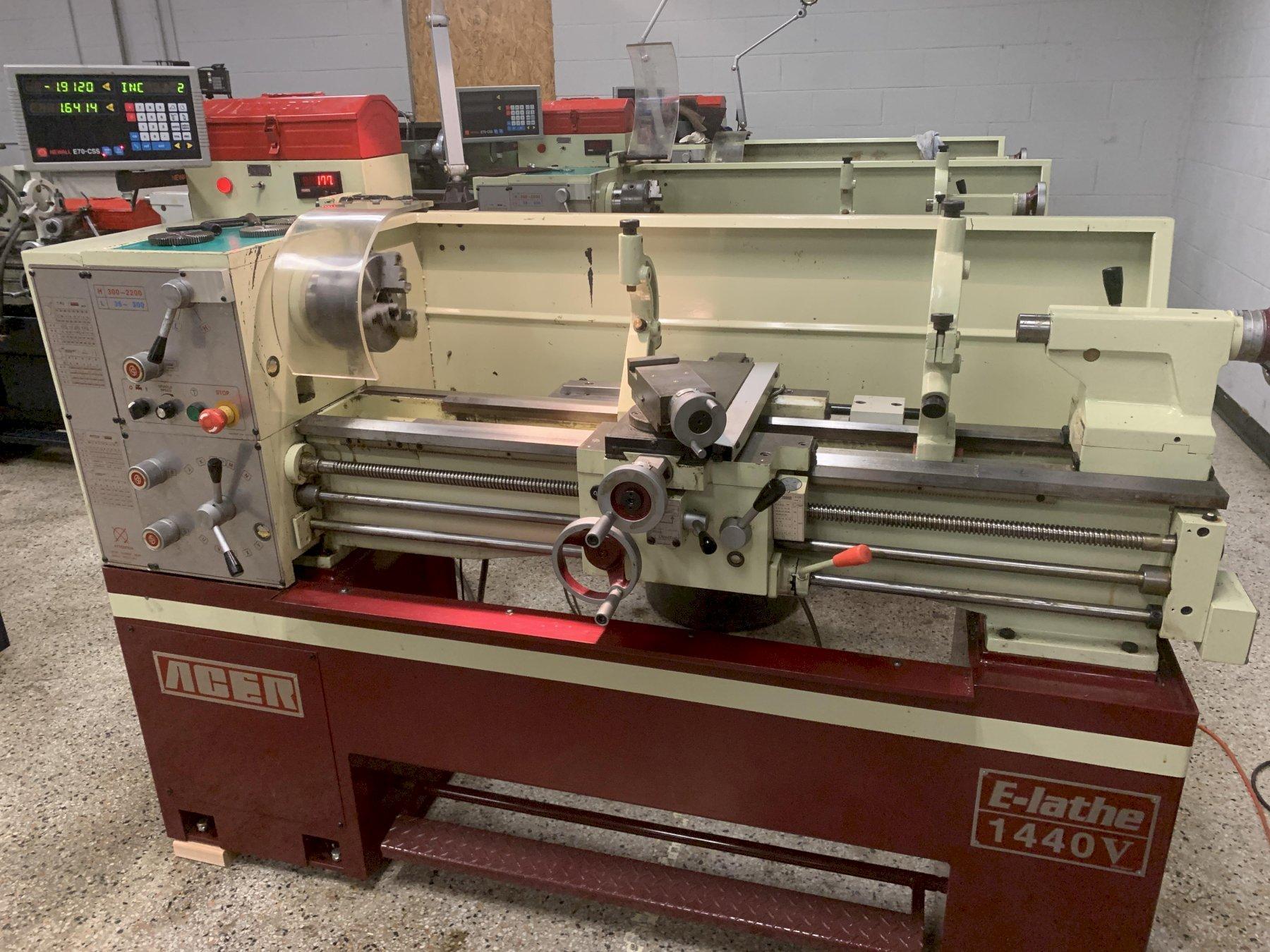 Acer E-Lathe 1440V High Speed "Inverter Drive" Engine Lathe, SN N16050189.