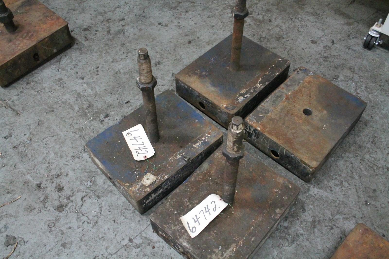 22,000 LBS (4) UNISORB ISOLATION PRESS PADS: STOCK 64742