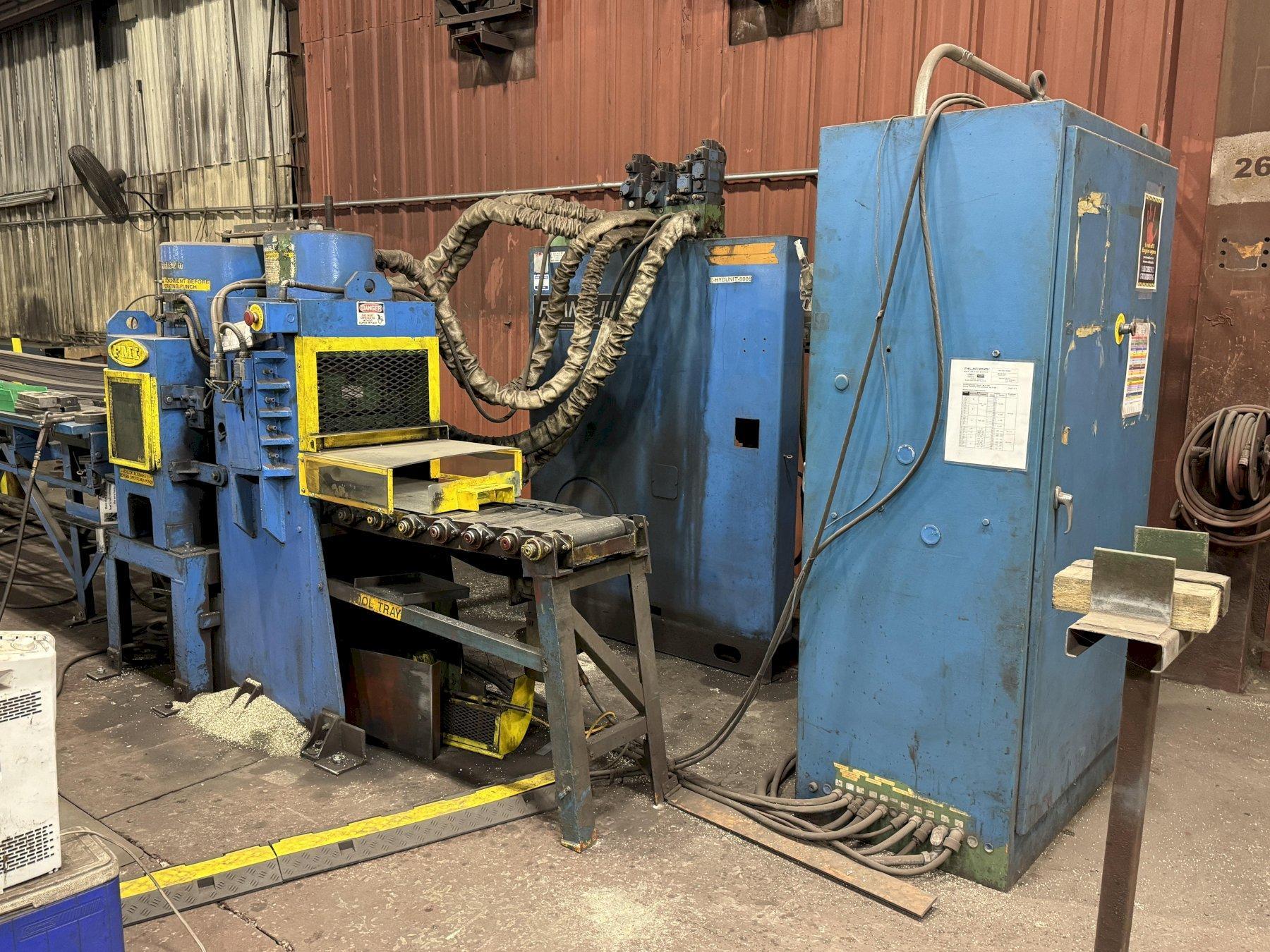FRANKLIN MANUFACTURING PUNCH & SHEAR LINE. STOCK # 0663725