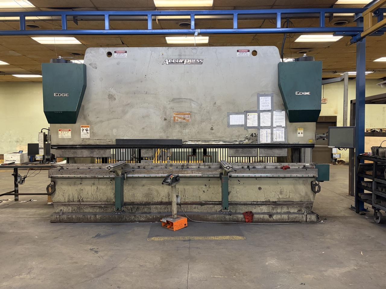 350 Ton x 16′ Accurpress Edge 435016 CNC Press Brake, 2014 – Tooling Included