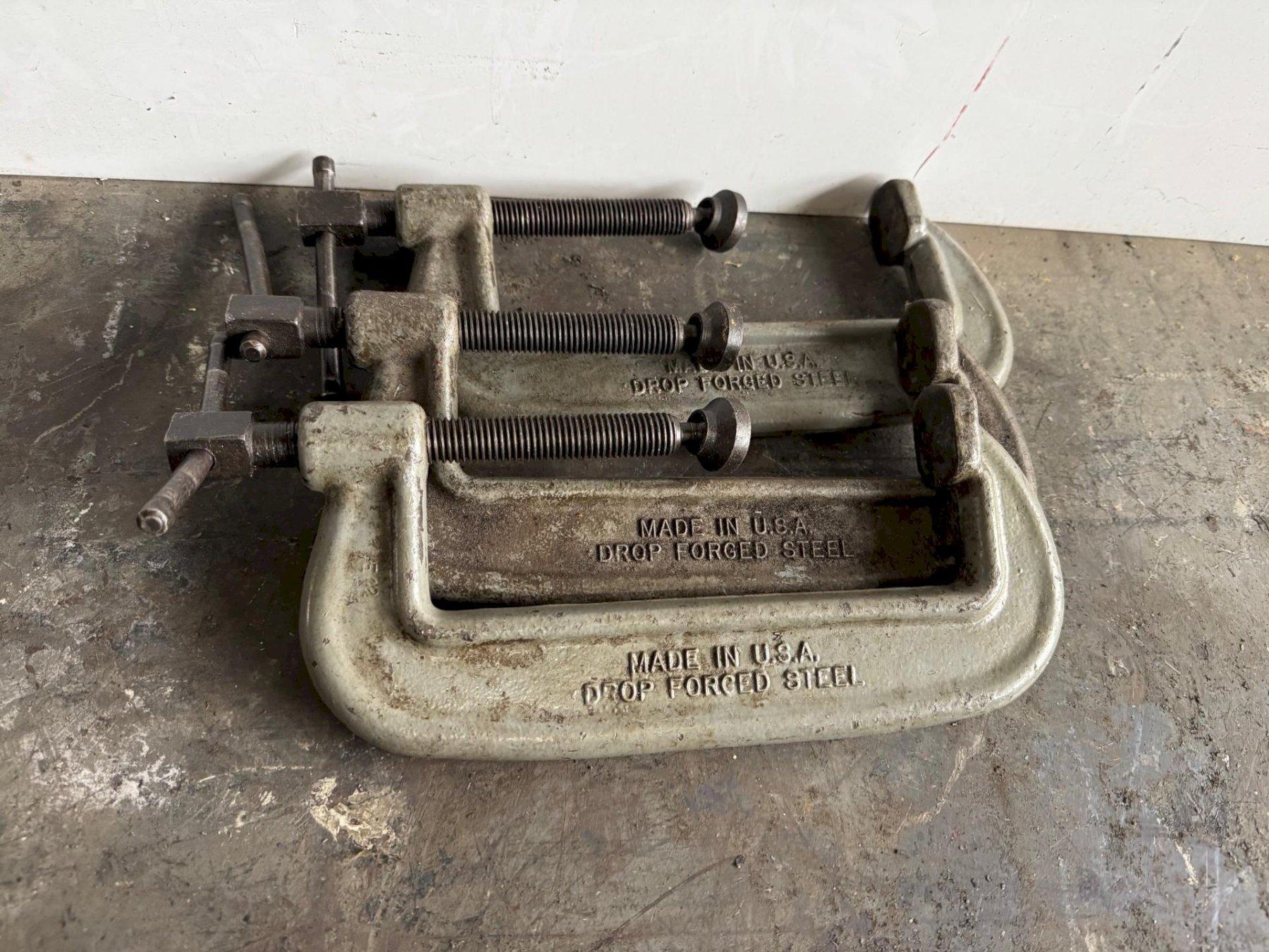 WILTON 108 C-CLAMPS (3)