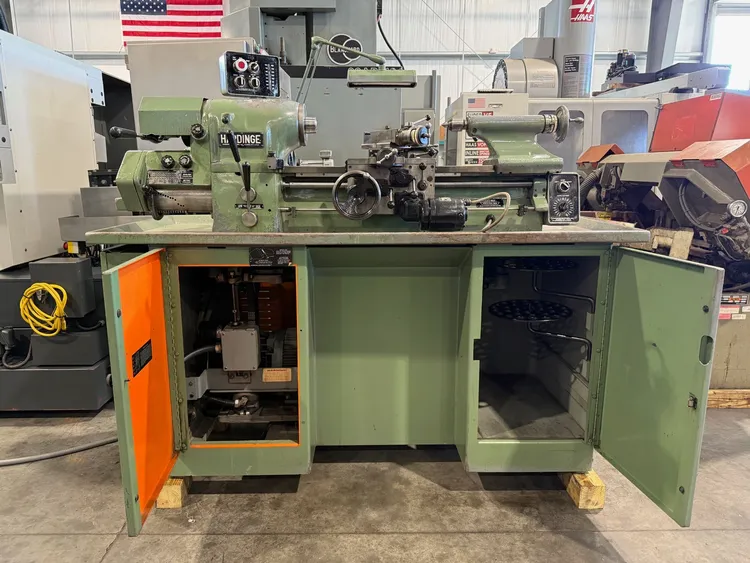 HARDINGE HLV-H-EM SUPER PRECISION TOOL ROOM LATHE INCH/METRIC