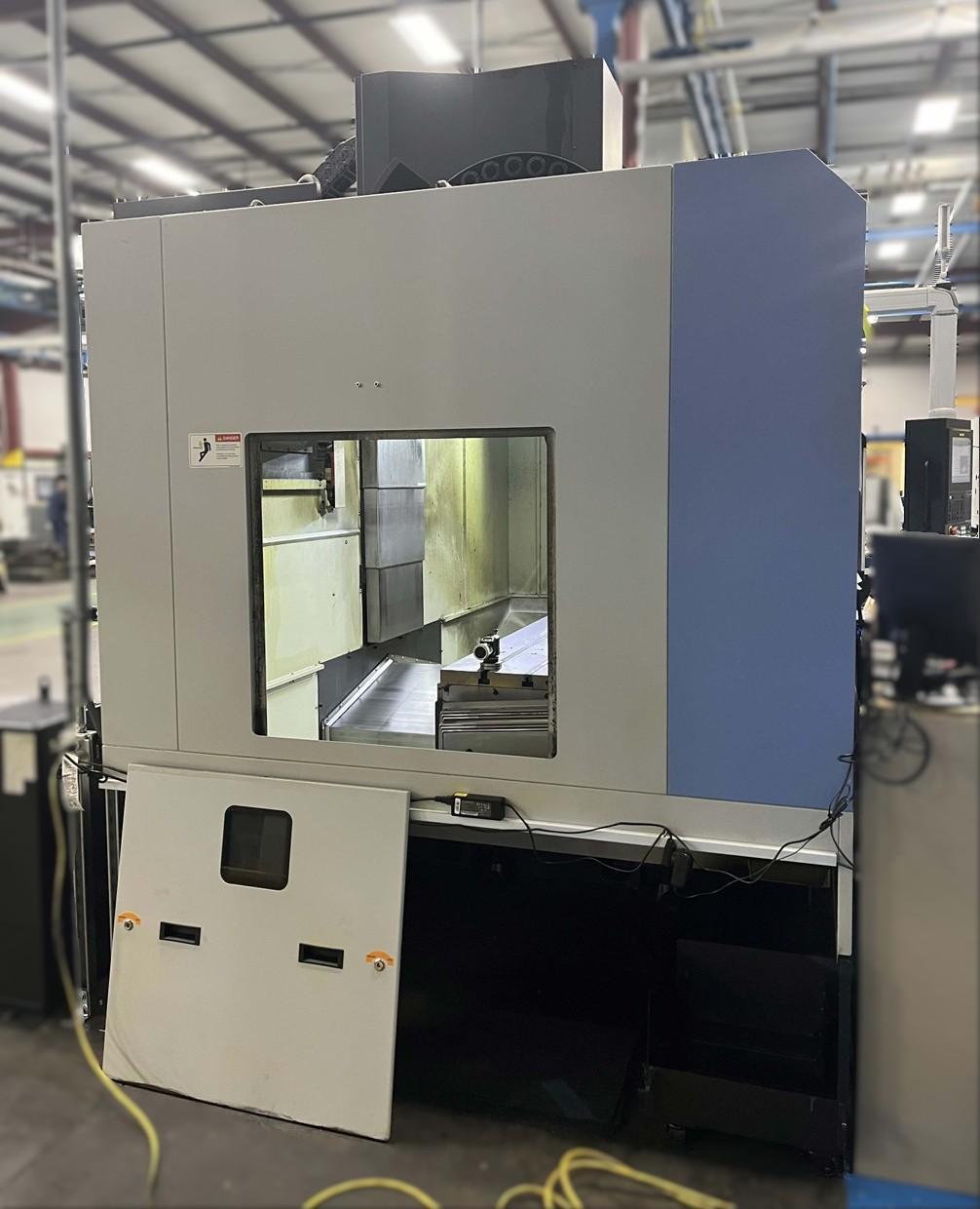 Doosan DNM750-II Vertical Machining Center w/ Fanuc I Series Plus Control, Lyndex Nikken CNC260LFA-M Rotary Table w/ Tailstock, LNS Turbo Magnetic Chip Conveyor, Through Spindle Coolant (290 PSI), Royal Filter Master FX1200 Mist Collector, Hydcool Chiller, OMI-2T Renishaw Auto-Work Piece Measurement, Renishaw Probe, Doosan Tool Load Monitoring, AI Contour Control (AICC) 200 Blocks, Embedded Ethernet, Transformer