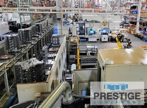 Mazak FH6000 3-Machine CNC Horizontal FMS with Palletech System