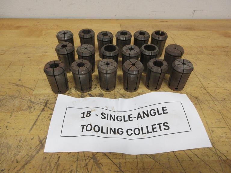 Single Angle Collets (18pcs) Unknown Brand or Type **See Note**- Auction Item