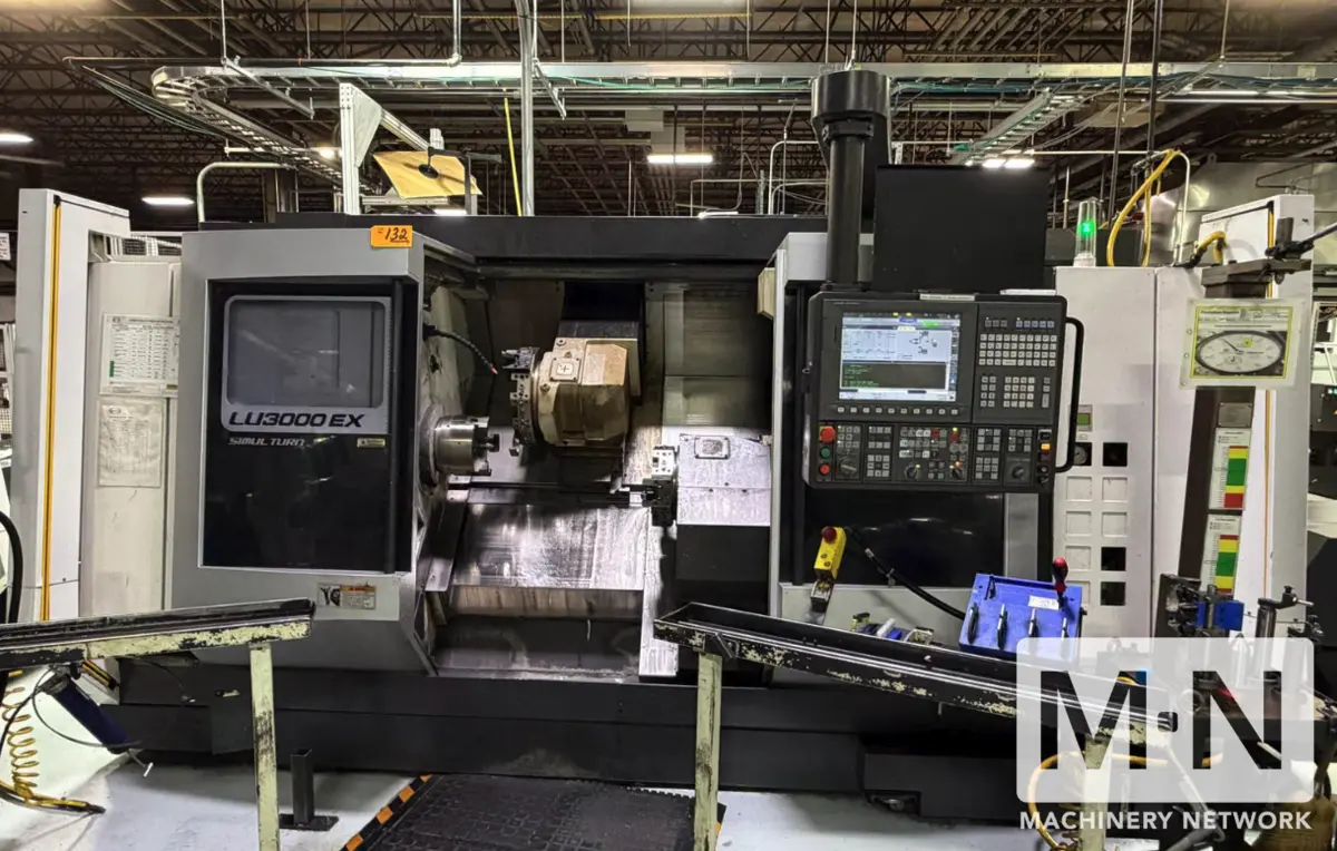 Okuma LU3000EX 2SC1000 CNC 4-Axis Twin Turret Type Lathe, 2022