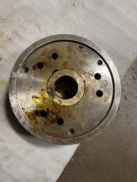 8" Nikko 3-Jaw Hydraulic Chuck, flat back mount