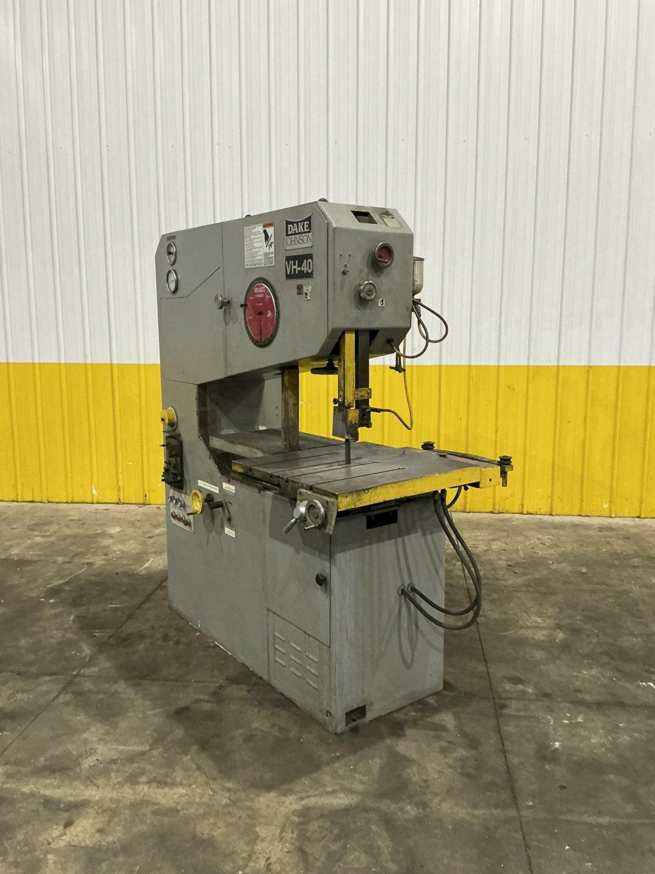 40" DAKE JOHNSON MODEL #VH-40 VERTICAL BAND SAW: STOCK #26286