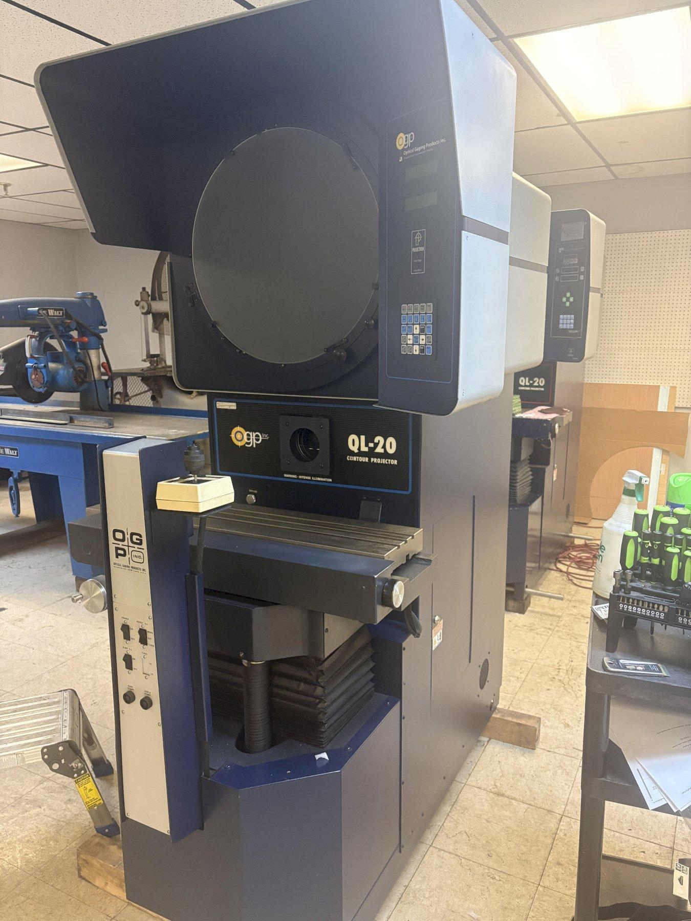 20" OGP Model QL20 Floor Model Optical Comparator and Measuring Machine, S/N QL200679.